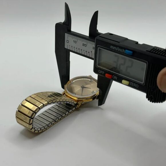 Vintage 60s Wittnauer Longines Octagon Gold Diamonds 32MM Wrist Watch - Picture 8 of 8